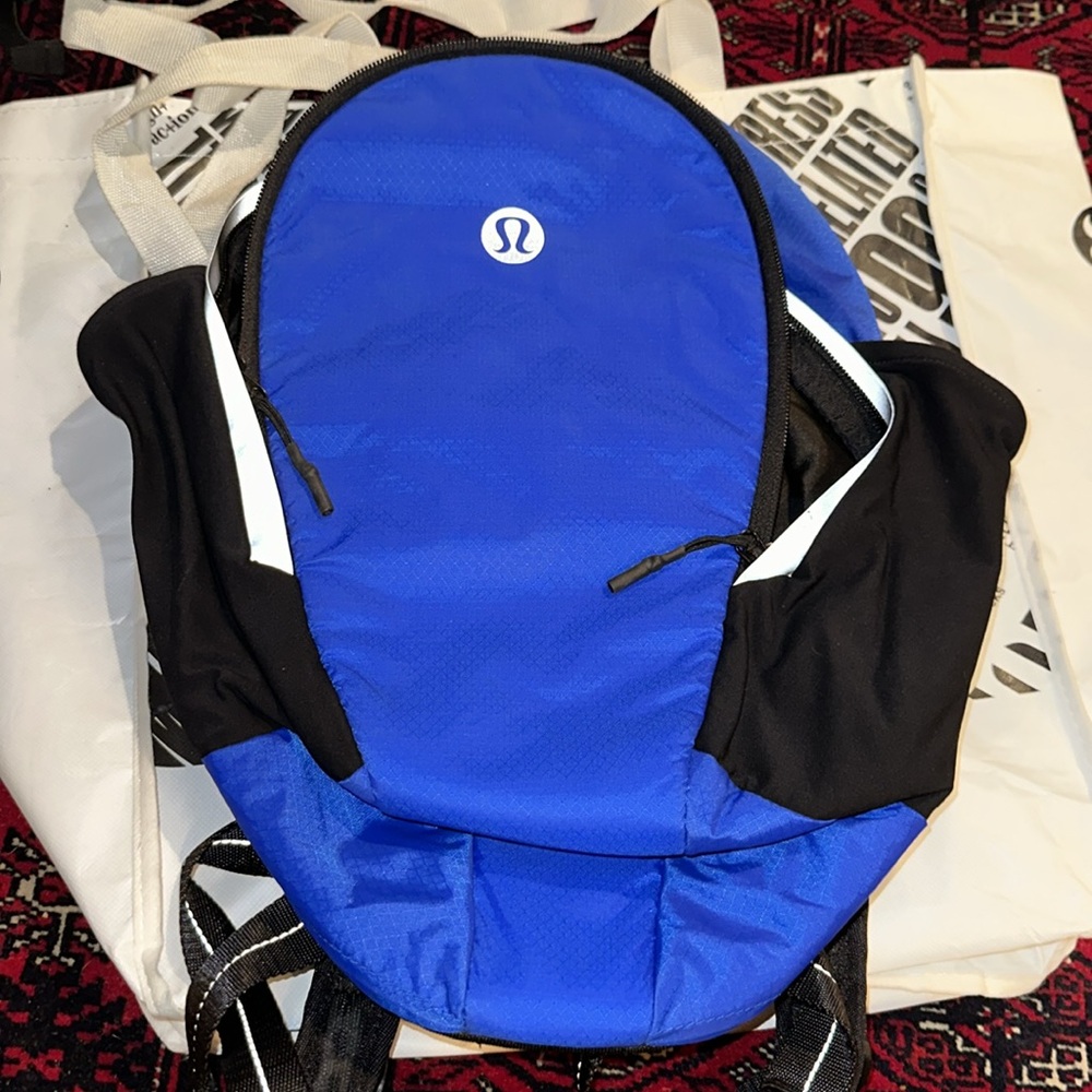 Lululemon Blue Reflective Backpack - image 2